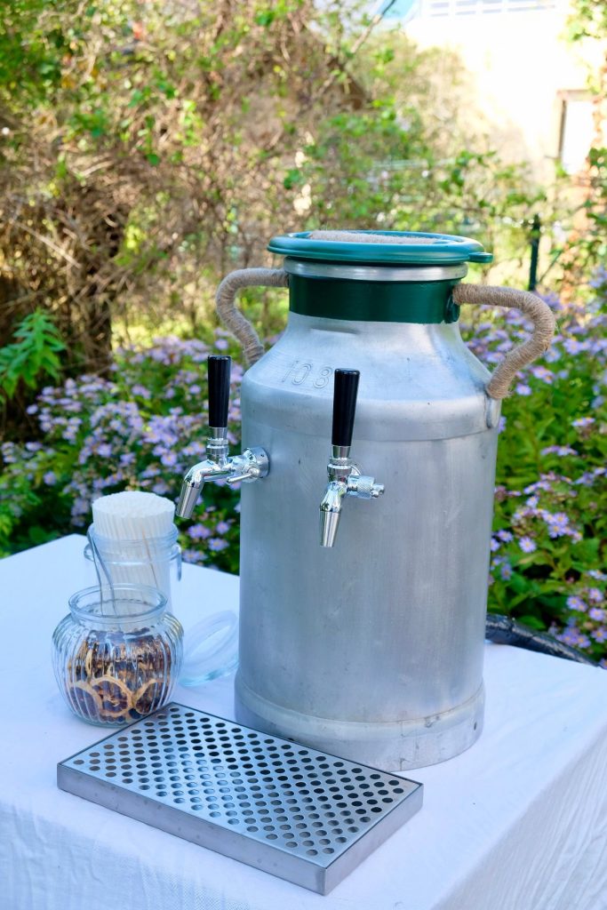 pot de lait tireuse à cocktails sous pression Sabulle Cocktail - service événementiel Bretagne